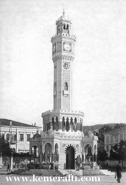 izmir-kemeralti-77-2 İZMİR SAAT KULESİ ( HAMİDİYE KULESİ )
