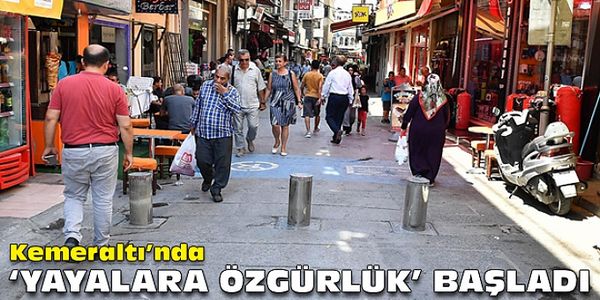 kemeralti-1-1 Kemeraltı'nda artık yayalar özgür