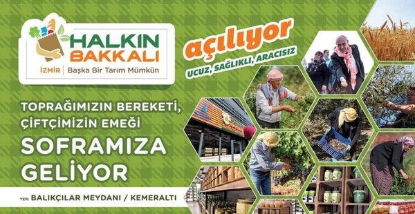 halkin-bakkali Kemeraltı'nda Halkın Bakkalı açıldı